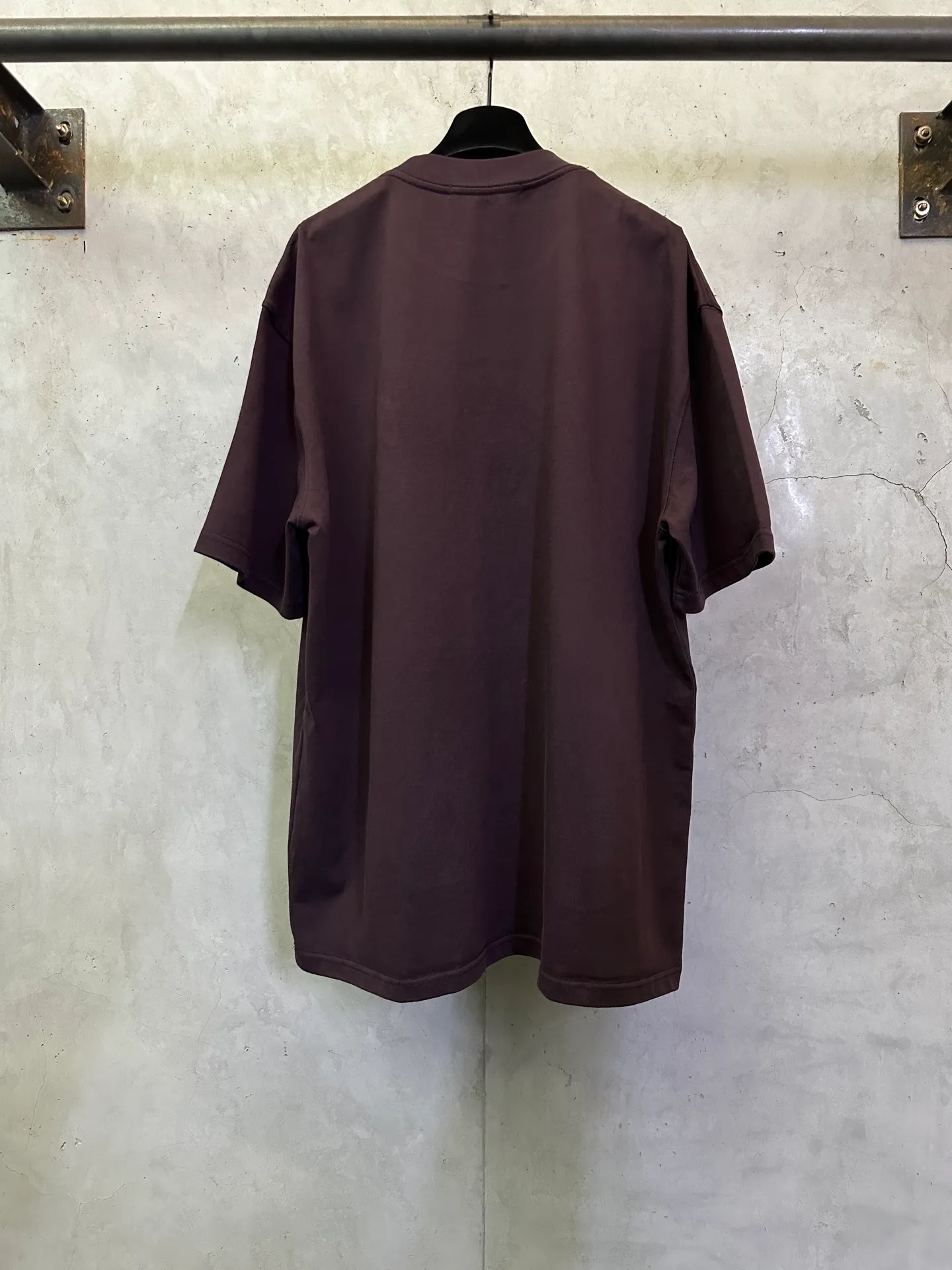 145- New Arrival g Acne studios 25ss logo T : 2*2 g Color Change Same Style Color: Black White Coffee Brown Purple Size: XS S M L XL